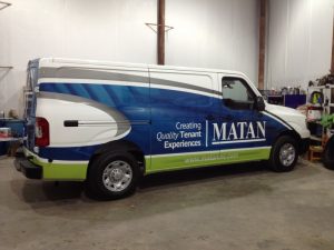 Fleet vehicle wraps